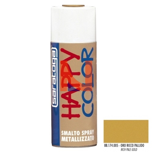 Spray metallizzato oro ricco pallido