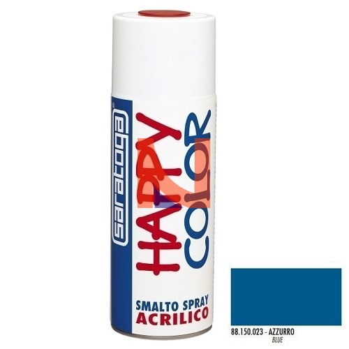 spray acrilico azzurro