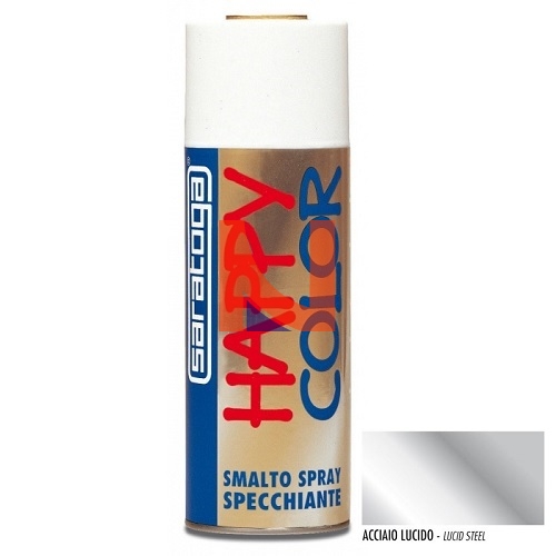 Spray specchiante acciaio lucido