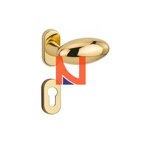 pomolo robot ottone lucido